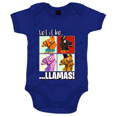 Body bebé ilustración parodia Let It Be Llamas