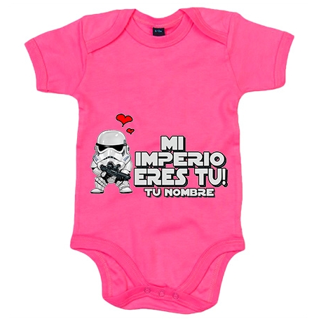Body bebé Star Wars mi imperio eres tu personalizable con nombre