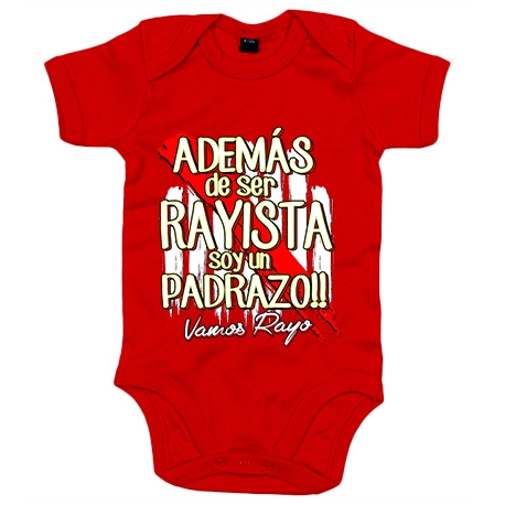 Body bebé además de ser Rayista soy un padrazo Vallecas fútbol