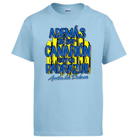 Camiseta además de ser Canarión soy un padrazo de Las Palmas para aficionado al fútbol