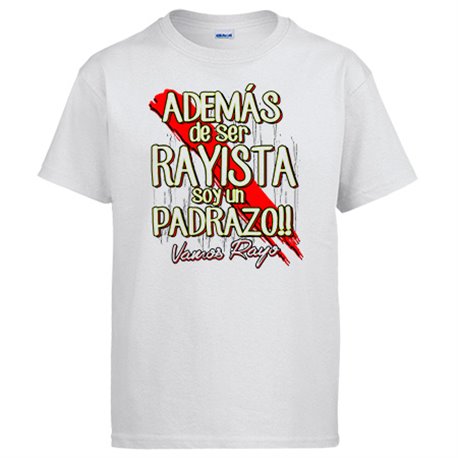Camiseta además de ser Rayista soy un padrazo futbolero de Vallecas
