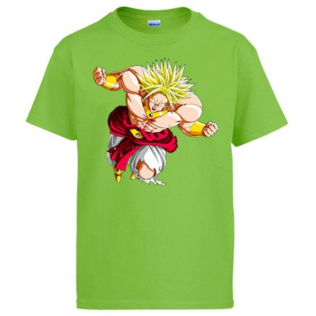 Camiseta ilustración Broly Super Guerrero personaje original