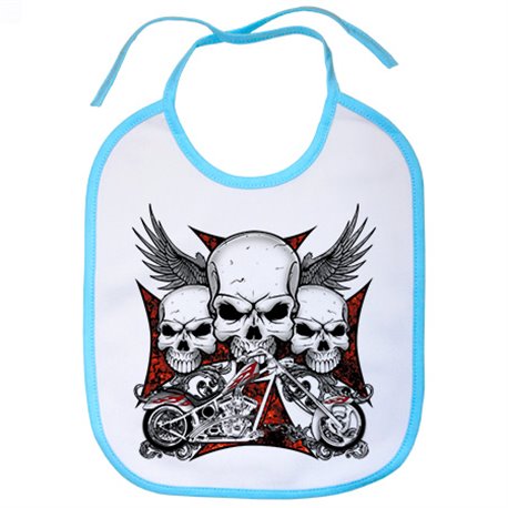 Babero para moteros cañeros