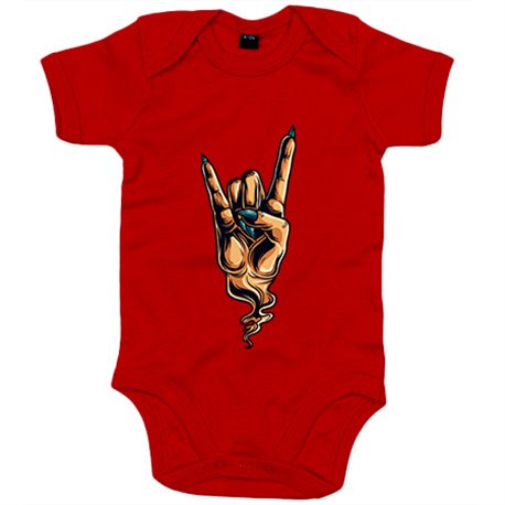 Body bebé mano Cuernos del Diablo