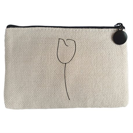 Monedero Tulipan Blanco   Fringe