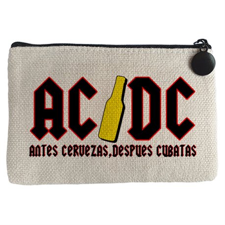 Monedero ACDC Antes Cervezas Después Cubatas