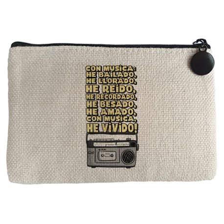 Monedero Con música he bailado llorado reido he vivido