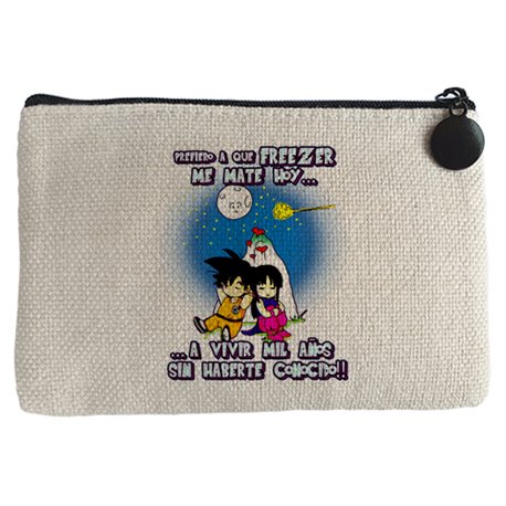 Monedero Dragon Ball prefiero a que Freezer me mate hoy a vivir mil años sin haberte conocido