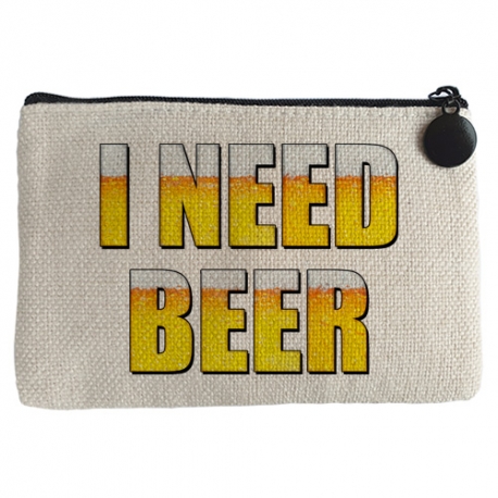 Monedero I Need Beer