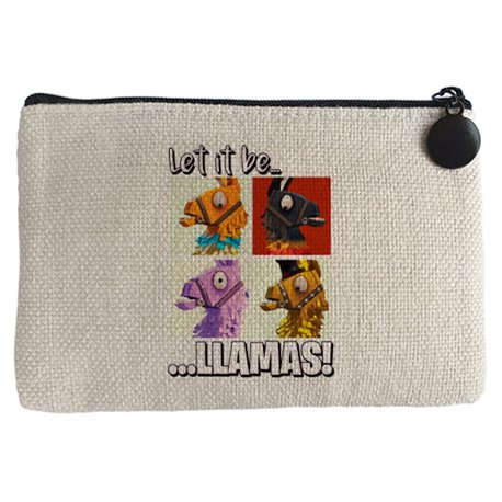 Monedero Let It Be Llamas