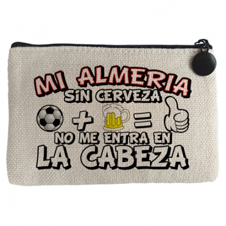 Monedero Mi Almería sin Cerveza no me entra en la cabeza