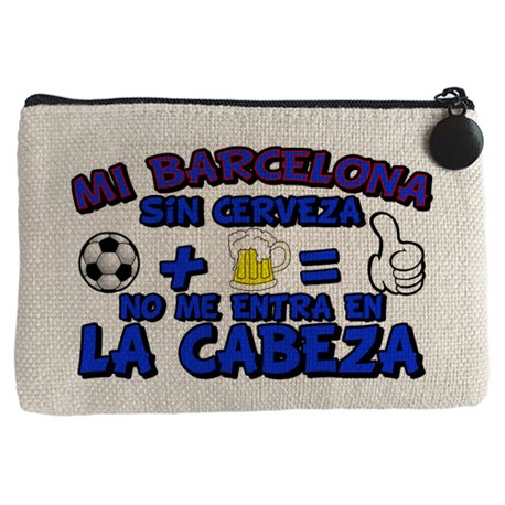 Monedero Mi Barcelona sin Cerveza no me entra en la cabeza