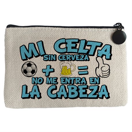 Monedero Mi Celta sin Cerveza no me entra en la cabeza