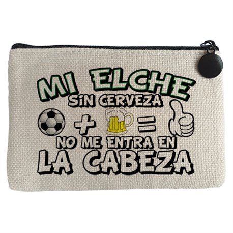 Monedero Mi Elche sin Cerveza no me entra en la cabeza