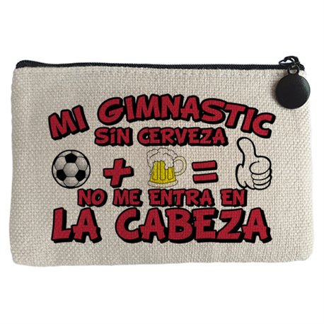 Monedero Mi Gimnàstic sin Cerveza no me entra en la cabeza