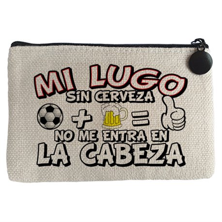 Monedero Mi Lugo sin Cerveza no me entra en la cabeza