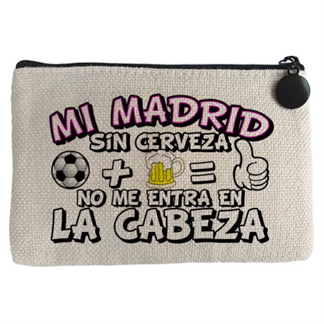 Monedero Mi Madrid sin Cerveza no me entra en la cabeza