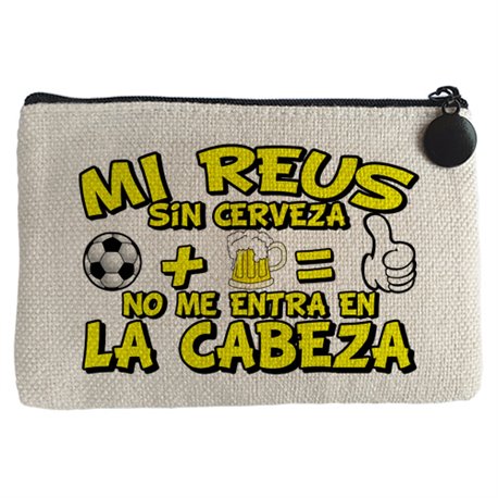 Monedero Mi Reus sin Cerveza no me entra en la cabeza