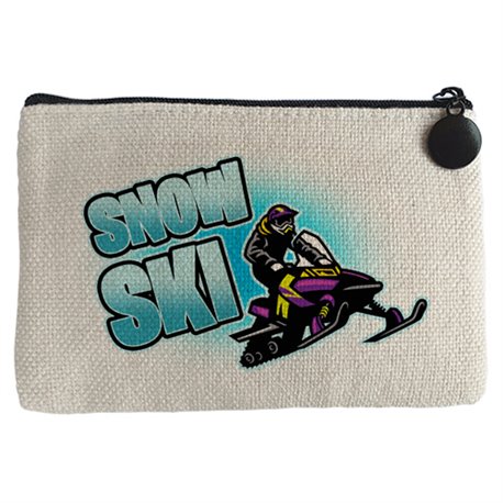 Monedero Moto Snow Ski