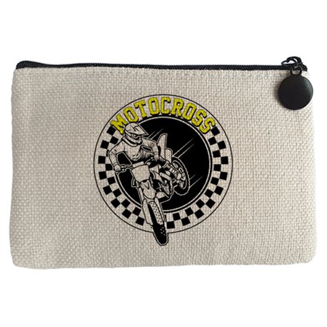 Monedero Motocross carrera