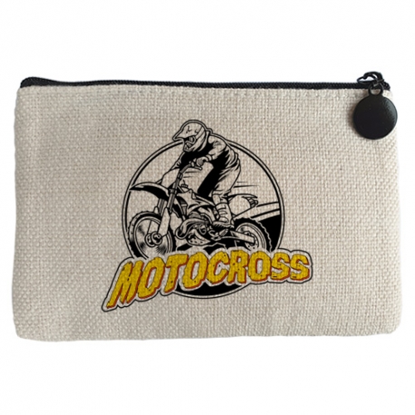 Monedero Motocross gas a tope en carrera