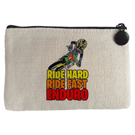 Monedero Motocross Ride Hard Ride Fast Enduro