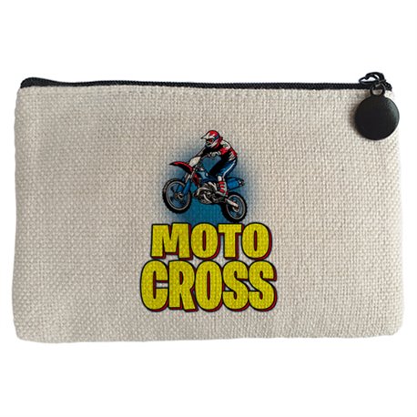 Monedero Motocross salto