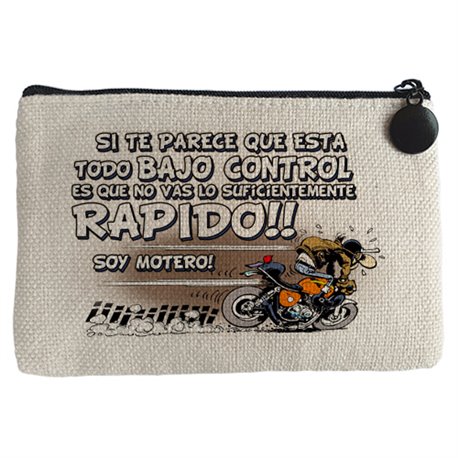 Monedero no vas lo suficientemente rápido soy motero
