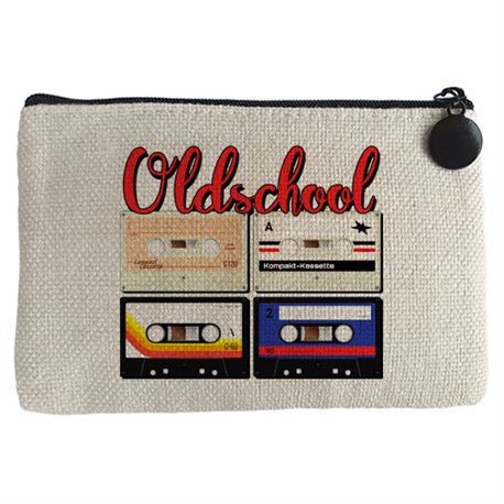 Monedero Old School música de mi época casetes