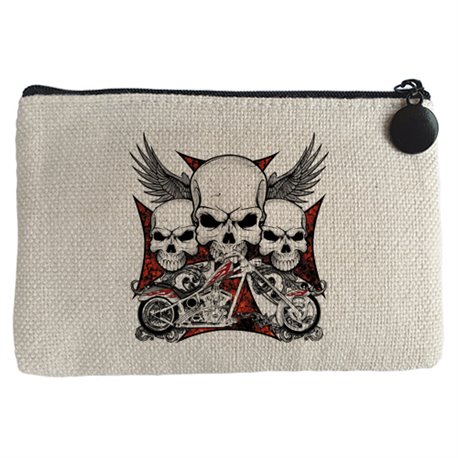 Monedero para moteros cañeros