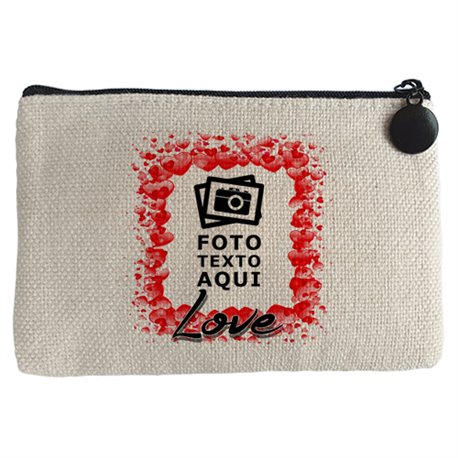 Monedero personalizada con foto Love