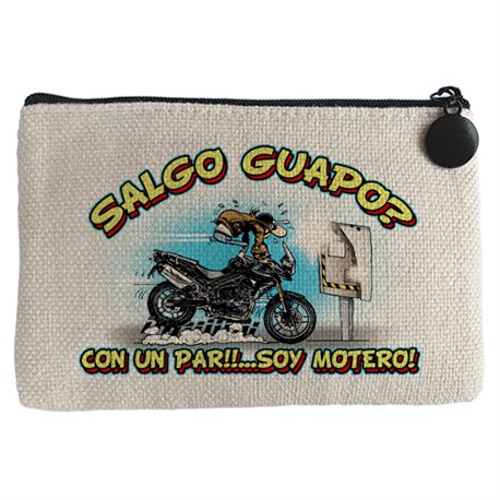 Monedero Salgo guapo Radar con un par soy motero