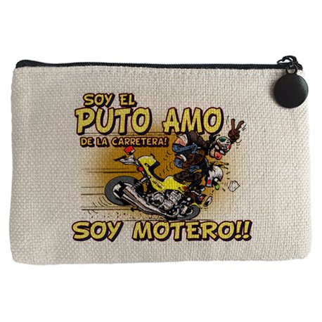 Monedero soy el Puto Amo de la carretera soy motero
