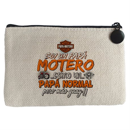 Monedero soy un papá motero como un papá normal pero más guay