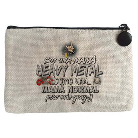 Monedero soy una mamá Heavy Metal guay