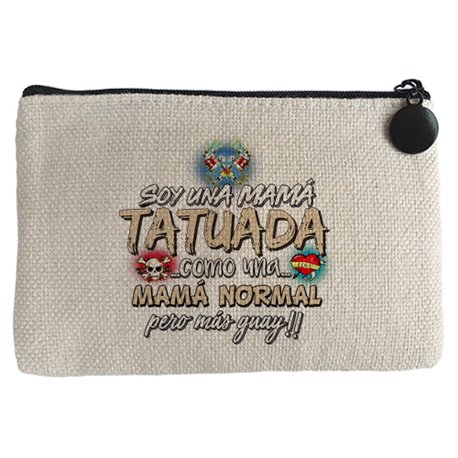 Monedero soy una mamá tatuada guay