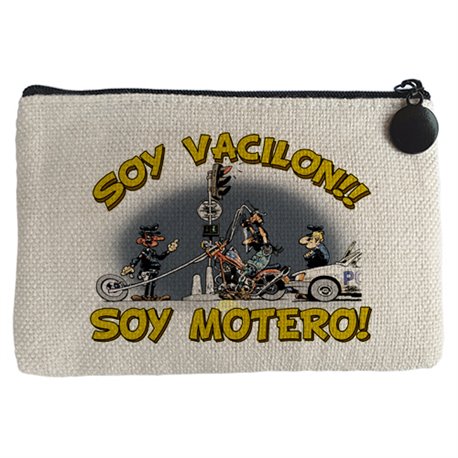 Monedero Soy vacilón soy motero