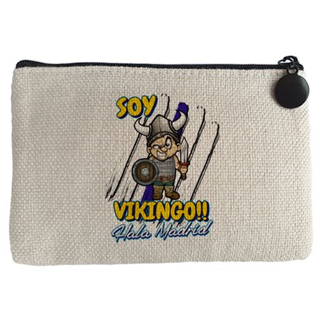 Monedero soy Vikingo Hala Madrid merengue