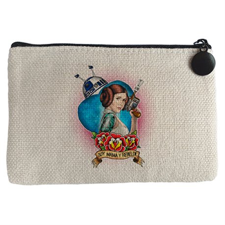 Monedero Star Wars Leia soy mamá y Rebelde