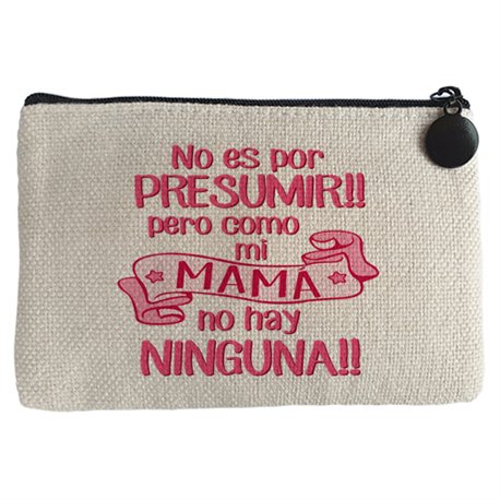 Monedero comi mi mamá no hay ninguna rosa