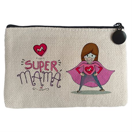 Monedero Super mamá superheroina