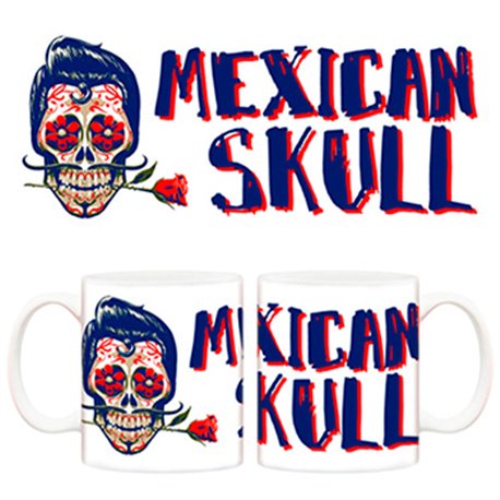 Taza Mexican Skull hombre
