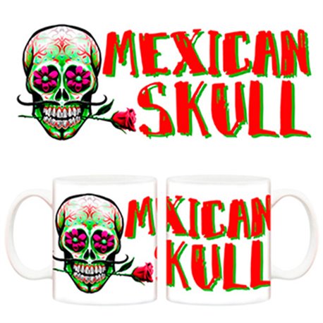 Taza Mexican Skull mujer