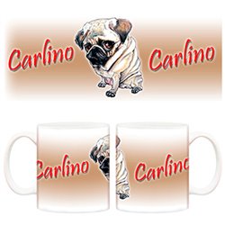 Taza Carlino perro