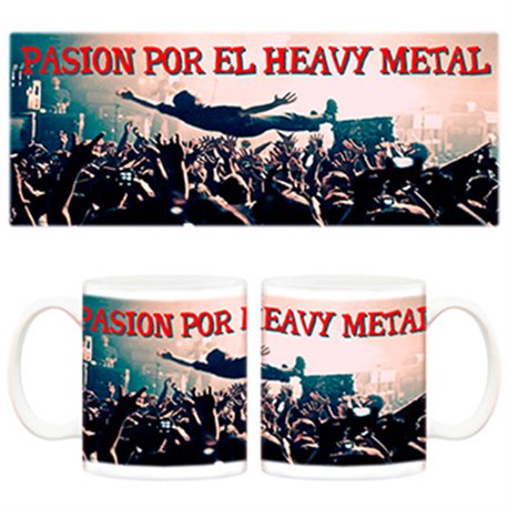Taza pasión por el Heavy Metal