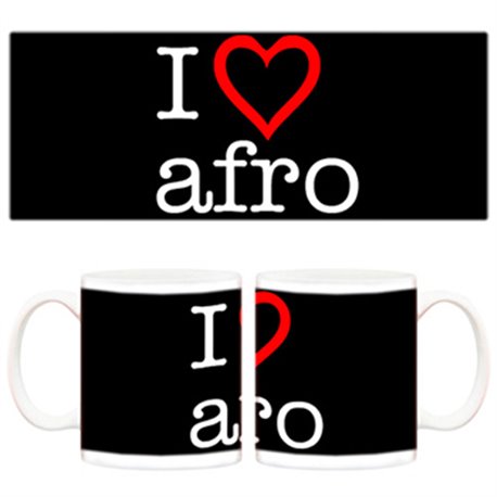Taza I love afro