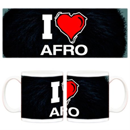 Taza I love afro África