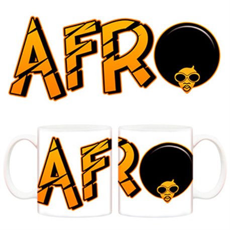 Taza Afro design