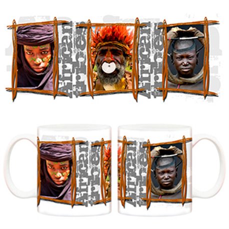 Taza Personas de tribus Áfricanas África