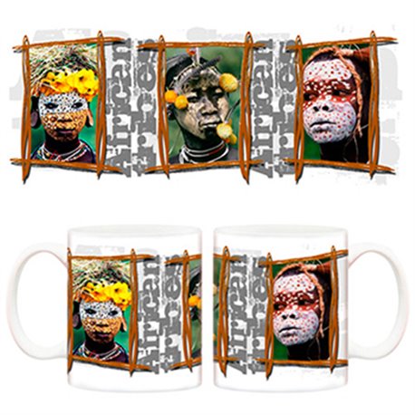 Taza Personas de tribus africanas África mundo